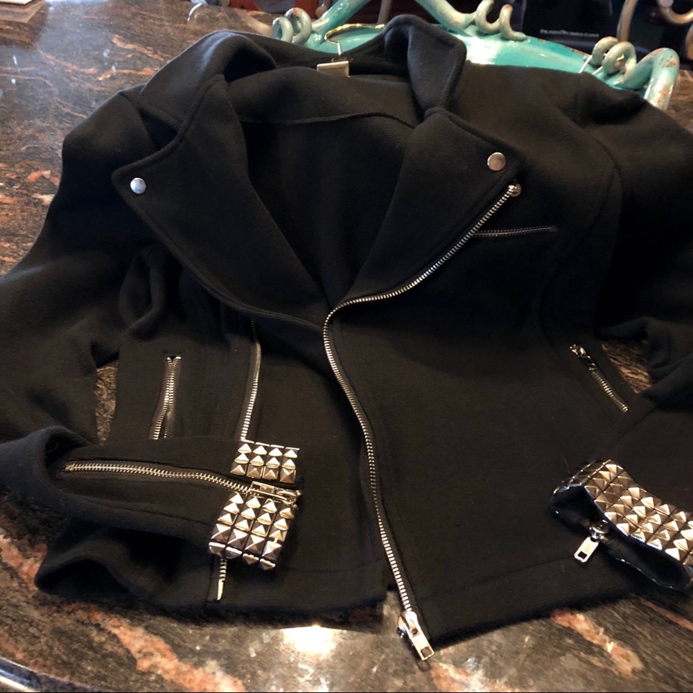 CACHE’ STUDDED BIKER JACKET